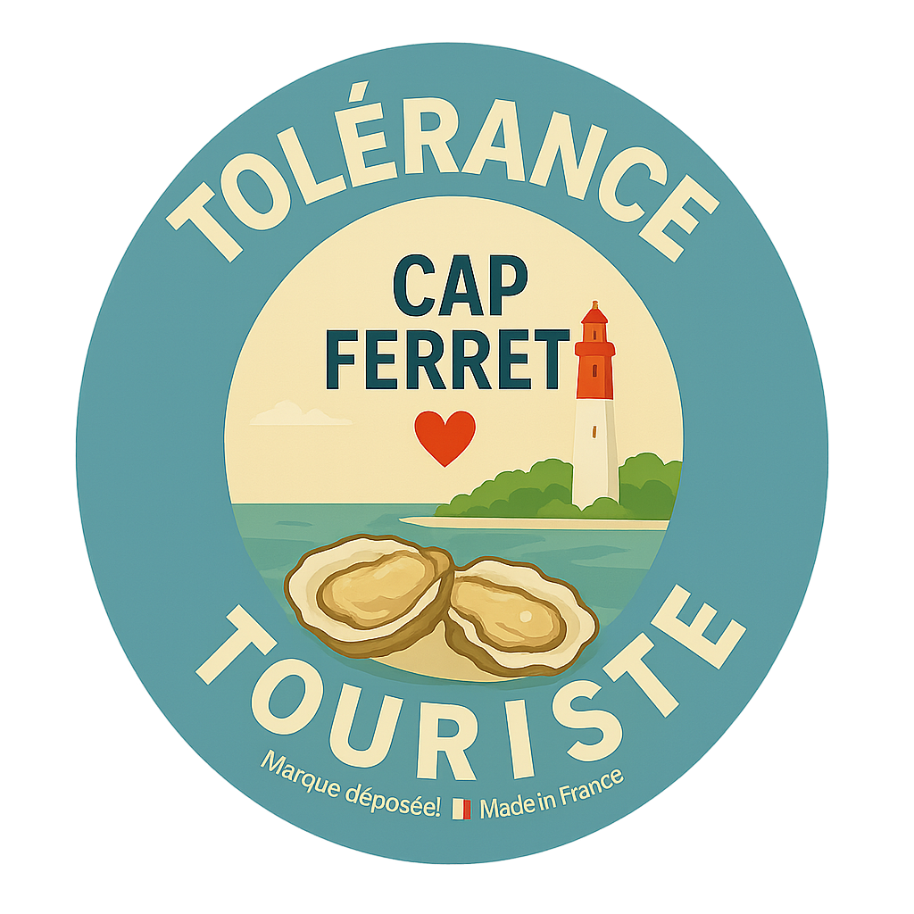 Disque magnetique "CAP FERRET COEUR"