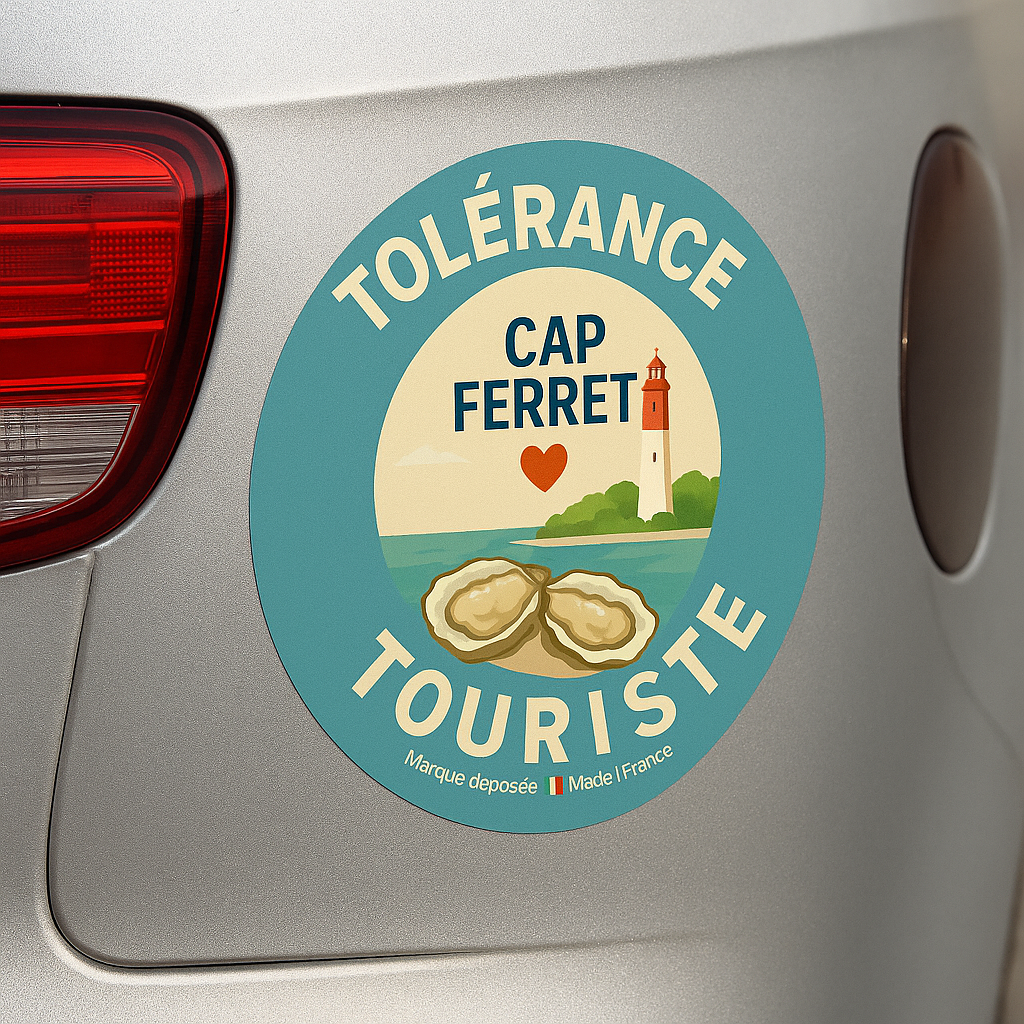 Disque magnetique "CAP FERRET COEUR"